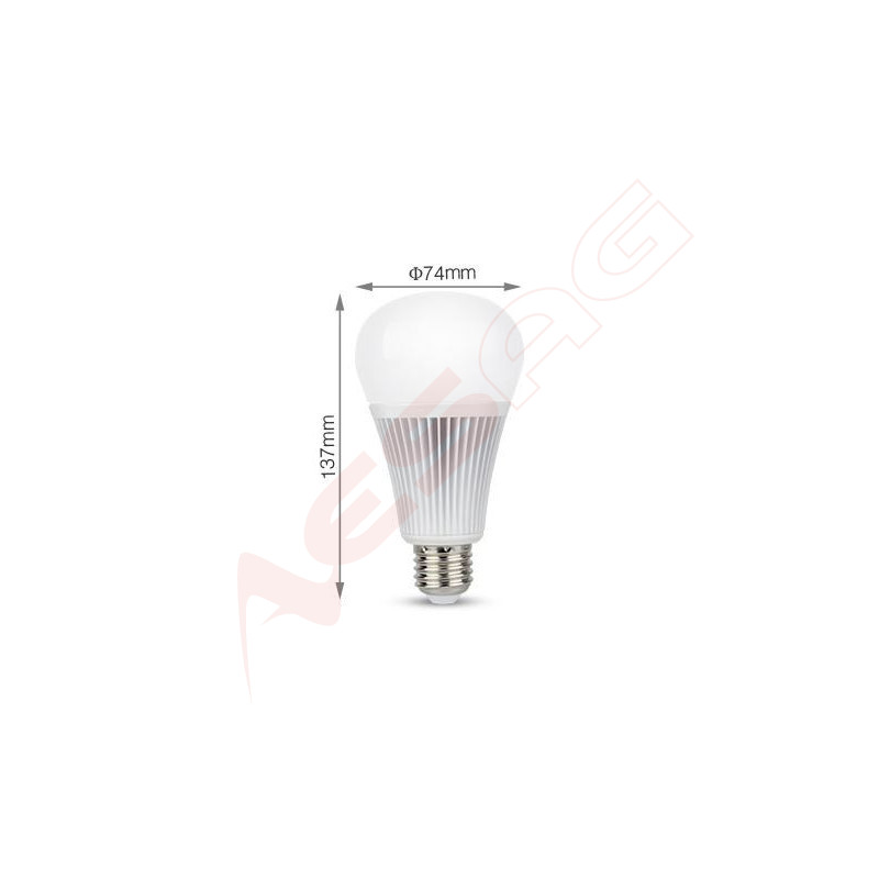Synergy 21 LED Retrofit E27 9W RGB-WW (RGB-CCT) Lampe mit Funk und WLAN *Milight/Miboxer* - 149923 - 1