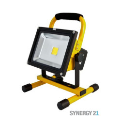 Synergy 21 LED BATTERY construction spotlight 20W yellow/cold white Synergy 21 LED - Artmar Electronic & Security AG