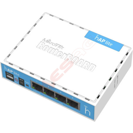 MikroTik home Access Point RB941-2nD, hAP lite, 2.4 GHz, 4x 10/100 MikroTik - Artmar Electronic & Security AG 