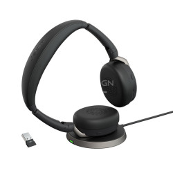 Jabra Evolve2 65 Flex Link380a UC Stereo with Charging Stand 216969 Jabra 1 - Artmar Electronic & Security AG 