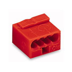 Wago Serie 243- 4-Leiter-Micro-Klemme (100 Stück) rot
