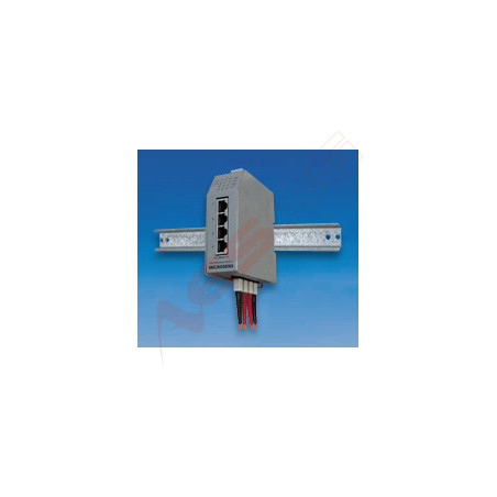 Microsens Profi Line Switch industrial 4x10/100TX mit PoE / 2x100FX-SC, MS650502PM-48 MICROSENS - Artmar Electronic & Security A