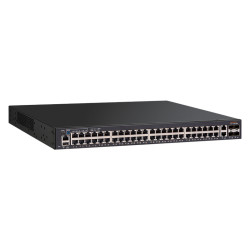 CommScope RUCKUS Networks ICX 7150 Switch 48x 10/100/1000 PoE+ ports, 2x 1G RJ45 uplink-ports, 2x 1G SFP and 2x 10G SFP+, 370W P