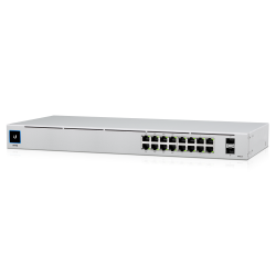 Ubiquiti Unifi Switch / 16 Ports / 8x POE+ / 8x RJ45 Gigabit / 42 W / 2x 1G SFP / USW-16-POE Ubiquiti - Artmar Electronic & Secu