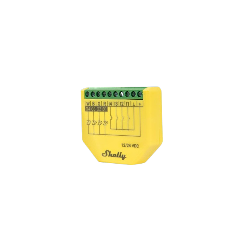 Shelly · Flush-mounted · "Plus RGBW PM" · LED light controller · WLAN · BT - 227563 - 1