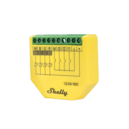 Shelly · Flush-mounted · "Plus RGBW PM" · LED light controller · WLAN · BT - 227563 - 1