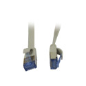 Patchkabel RJ45, CAT6A 500Mhz, 0.15m, grau, U/FTP, flach, AWG32, Synergy 21 Synergy 21 Kabel, Dosen, etc. - Artmar Electronic & 