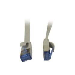 Patchkabel RJ45, CAT6A 500Mhz, 0.15m, grau, U/FTP, flach, AWG32, Synergy 21 Synergy 21 Kabel, Dosen, etc. - Artmar Electronic &