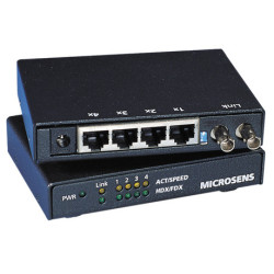 Microsens Desktop Switch Fast Ethernet 5 Port, MS453071 MICROSENS - Artmar Electronic & Security AG 