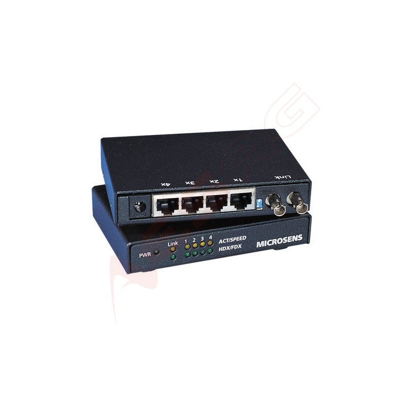 Microsens Desktop Switch Fast Ethernet 5 Port, MS453071 MICROSENS - Artmar Electronic & Security AG 