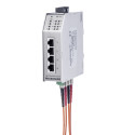 Microsens Industrie 6 Port Fast Ethernet Switch mit Ring-Funktion, 2 x SC duplex (Multimode), 4 x RJ45, MS650502M MICROSENS - Ar