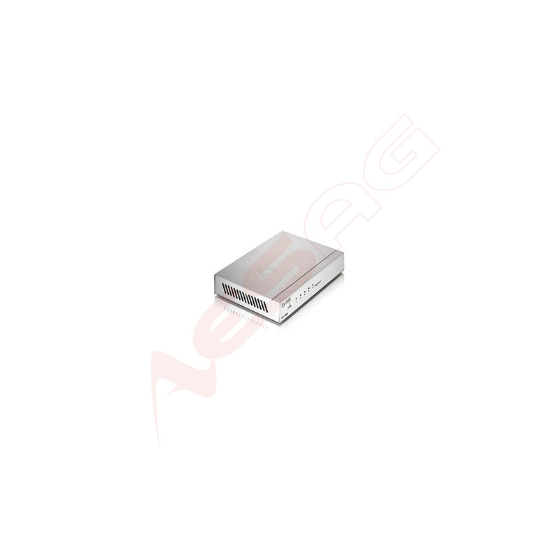 Zyxel Switch unmanaged Layer2 5 Port Â&bull 5x 1 GbE Â&bull Desktop Â&bull Lüfterlos Â&bull Metallgehäuse Â&bull GS-105BV3 - 