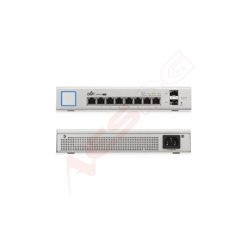 Ubiquiti UniFi Switch / 8 Port / 150W / PoE / 2 SFP / US-8-150W  Ubiquiti - Artmar Electronic & Security AG 
