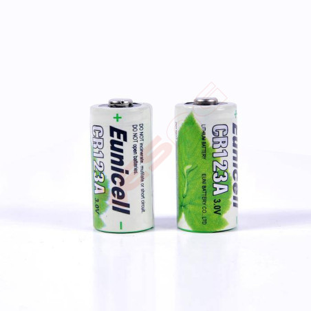 Replacement battery 3V lithium photocell CR123A