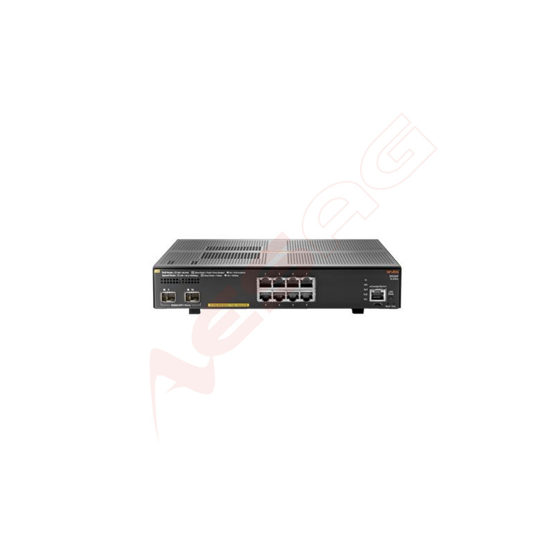 HP Switch 1000Mbit, 8xTP, 2xSFP/SFP+-Slot, 2930F-8G-POE+-2SFP+, Hewlett Packard - Artmar Electronic & Security AG