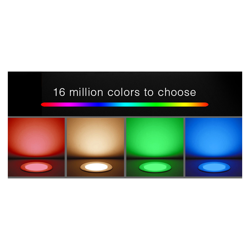 Synergy 21 LED Panel Round 6W RGB-WW with radio and WLAN *Milight/Miboxer* - 147946 - 4