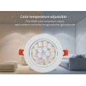 Synergy 21 LED Panel Round 9W RGB-WW with radio and WLAN pivoting*Milight/Miboxer* - 148144 - 5