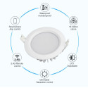 Synergy 21 LED Panel Round 6W RGB-WW with radio and WLAN IP54 *Milight/Miboxer* - 153392 - 4