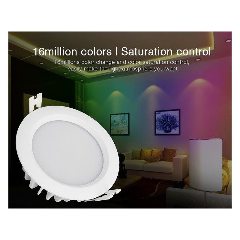 Synergy 21 LED Panel Round 6W RGB-WW with radio and WLAN IP54 *Milight/Miboxer* - 153392 - 6