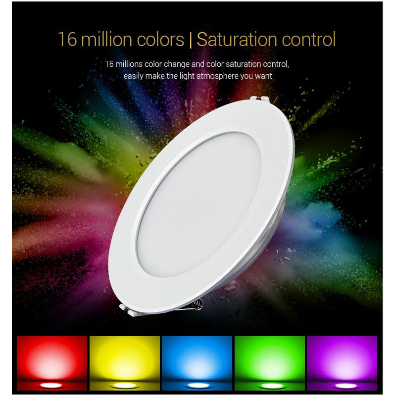 Synergy 21 LED Panel Round 9W RGB-WW with radio and WLAN *Milight/Miboxer* - 167822 - 5