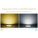 Synergy 21 LED Panel Round 9W RGB-WW with radio and WLAN *Milight/Miboxer* - 167822 - 6
