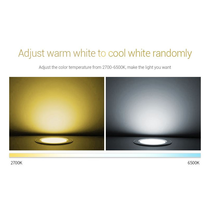 Synergy 21 LED Panel Round 9W RGB-WW with radio and WLAN *Milight/Miboxer* - 167822 - 6