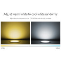 Synergy 21 LED Panel Round 25W RGB-WW with radio and WLAN *Milight/Miboxer* - 178063 - 4
