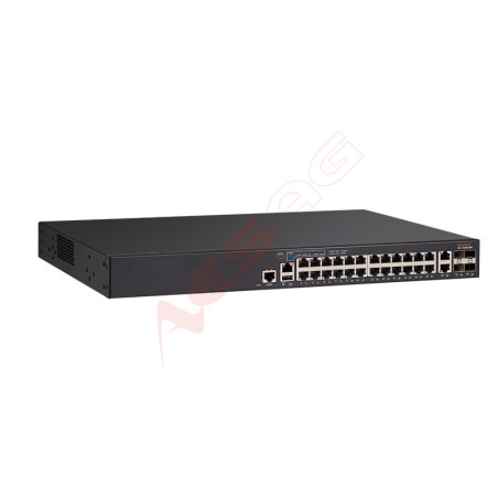 CommScope RUCKUS Networks ICX 7150 Switch 24x 10/100/1000 PoE+ ports, 2x 1G RJ45 uplink-ports, 4x 10G SFP+ uplink-ports, 370W
