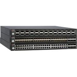 CommScope RUCKUS Networks ICX 7750 Switch with 48 1/10GbE RJ-45 ports, 6 10/40GbE QSFP+ ports, one modular slot. Base layer 3 so