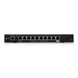 Ubiquiti EdgeSwitch 10 / 8 Gigabit RJ45 Ports / 2 SFP Ports / 1 POE Passthrough / ES-10X Ubiquiti - Artmar Electronic & Security