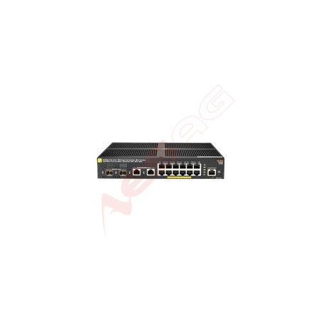 HP Switch 1000Mbit, 12xTP, 2xTP/(SFP/SFP+-Slot), 2930F-12G-POE+-2G/2SFP+, Hewlett Packard - Artmar Electronic & Security AG