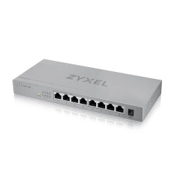 Zyxel Switch unmanaged Layer2 8 Port &bull 8x 2.5 GbE &bull Desktop &bull Lüfterlos &bull MG-108 ZyXEL - Artmar Electronic & Sec