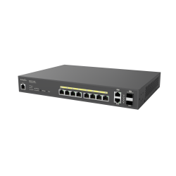 EnGenius Cloud Managed Switch 8-port GbE PoE , 130W, 2x GbE, 2x SFP, L2 , ECS1112FP EnGenius - Artmar Electronic & Security AG