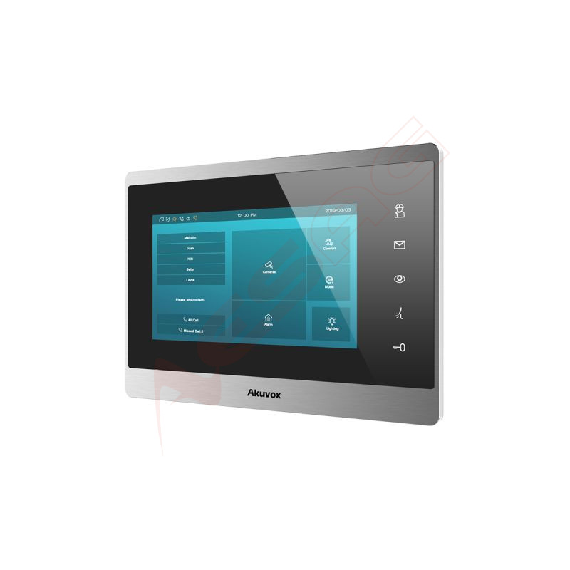 Akuvox Indoor-Station IT82R, Touch Screen, Android, POE, silver Akuvox - Artmar Electronic & Security AG