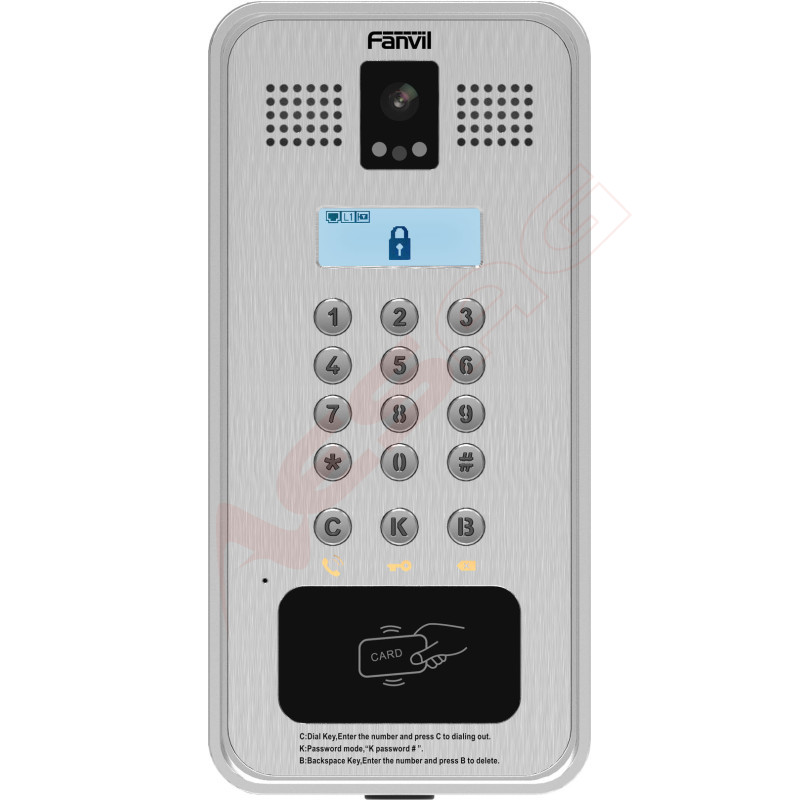 Fanvil TFE SIP-Intercom i33VF, flush mount Fanvil - Artmar Electronic & Security AG 