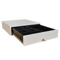 Cash drawer APG ECD330, white, compact APG Cash Drawer - Artmar Electronic & Security AG