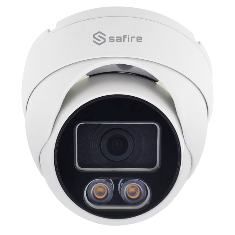 Turret Safire Kamera PRO-Reihe - 5 Mpx-Hochleistungs-CMOS-Nachtfarbe - Ausgabe 4 in 1 - Objektiv 3.6 - Weißes Licht, Reichweite 