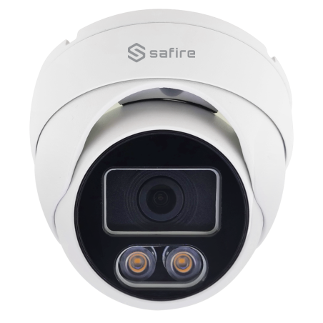 Turret Safire Kamera PRO-Reihe - 5 Mpx-Hochleistungs-CMOS-Nachtfarbe - Ausgabe 4 in 1 - Objektiv 3.6 - Weißes Licht, Reichweite 