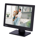 Monitor SAFIRE LED 10" - Designed for video surveillance - Format 16:10 - VGA, HDMI, BNC Loop and Audio - Resolution 1280x800