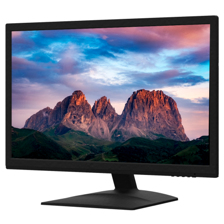 SAFIRE LED HD PLUS 19.5" Monitor - Designed for video surveillance - Resolution 1600x900 - Format 16:9 - Inputs: 1xHDMI, 1x