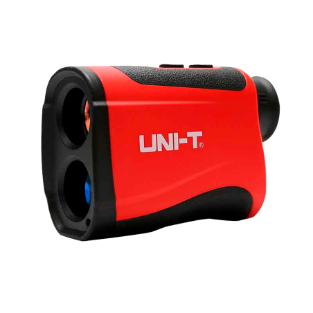 Laser meter - Non-slip design and quiet - Lens 25 mm - Optical zoom telescope 7X - Range up to 1000m with millimet