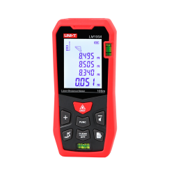 Laser distance meter - Range up to 100 m with millimeter accuracy - Measurement of length, area and volume - Ergonomic
