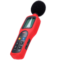 Sound level meter - Detects noise up to 130 dB with fast response - Backlit LCD display : Memory - He