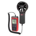 Split anemometer - High precision wind speed sensor - Temperature sensor - Automatic shutdown - Maximum, minimum and