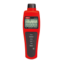 Handlicher digitaler Tachometer - Bis zu 99999 U/min - Hintergrundbeleuchtete LCD-Display der 100000 Zählungen - PC-Anschluss üb