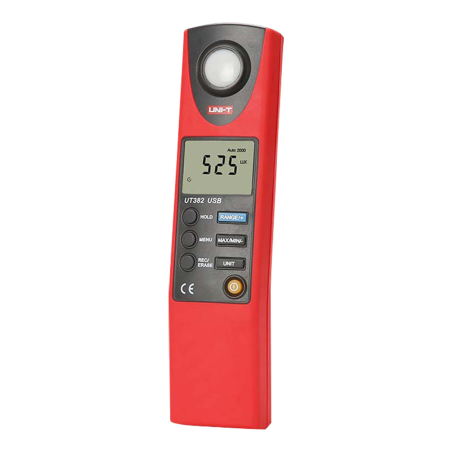 Illuminance meter - Display of up to 2000 accounts - High sampling rate - Data storage | USB connection to PC - Au