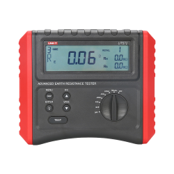 Earth resistance meter - LCD display - Measurement of earth resistance up to 40kΩ - Measurement of soil resistance up to 4