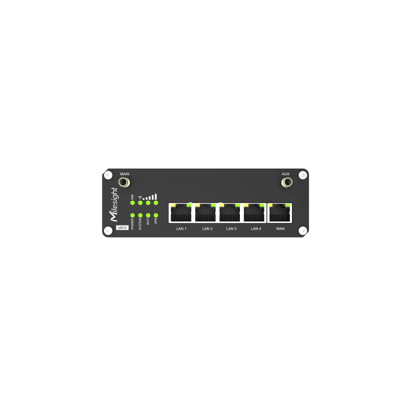 Milesight IoT Industrial Cellular Router, UR75-L04EU-G-W 4G / Wi-Fi / GPS - 195717 - 6