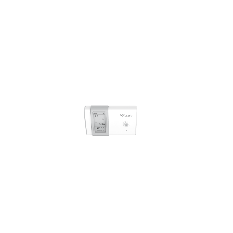 Milesight IoT Indoor Ambience Monitoring Sensor, AM104-868M LoRaWAN / Temp. / Humidity / Light / PIR / E-Ink Display - 195731