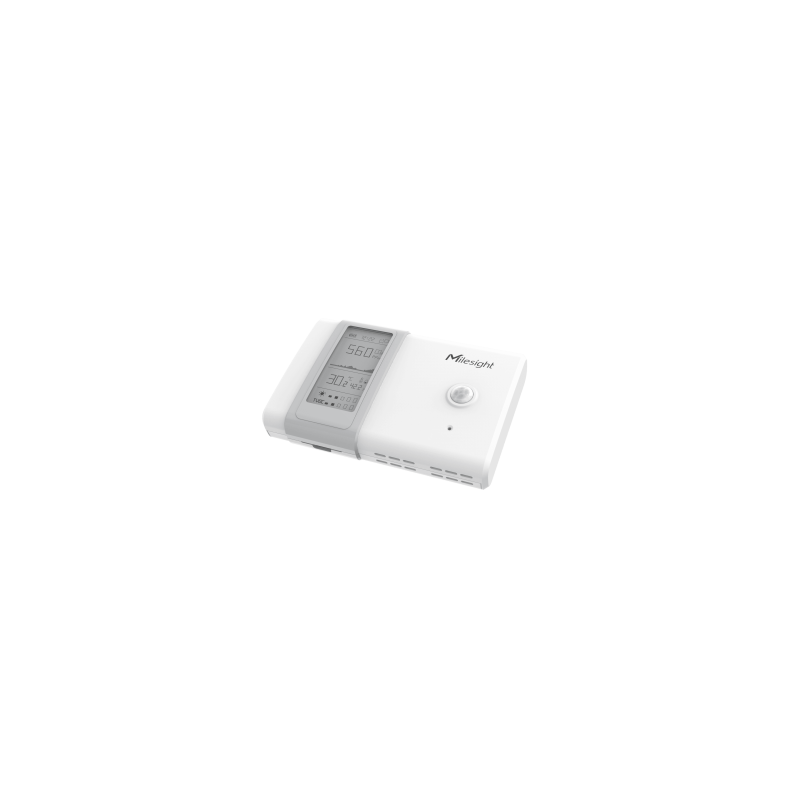 Milesight IoT Indoor Ambience Monitoring Sensor, AM107-868M LoRaWAN / Temp. / Humidity / CO2 / PIR / Light / TVOC / hPA / E-I